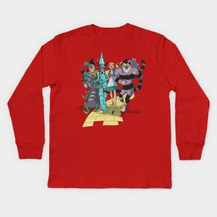 Oz in Wonderland Kids Long Sleeve T-Shirt